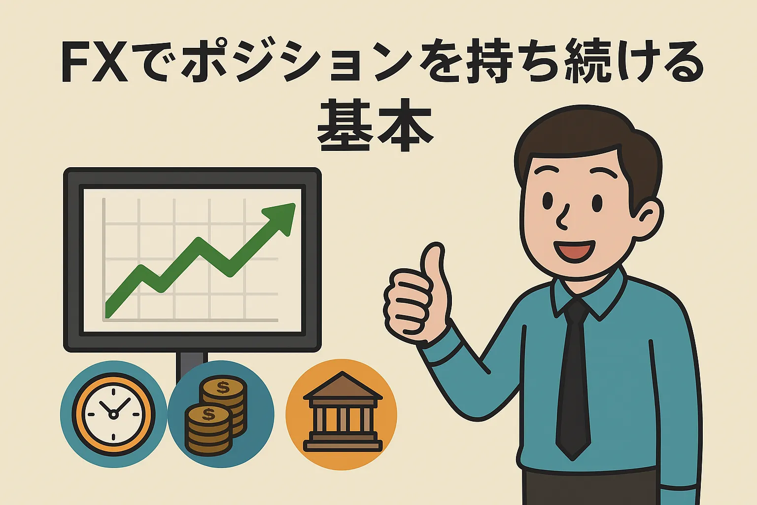 FXでポジションを持ち続ける基本